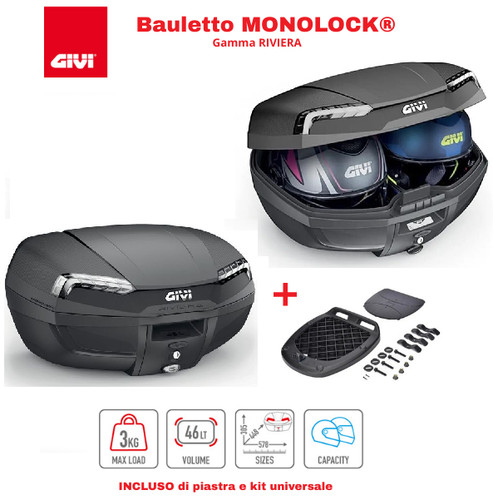 Givi bauletto moto monolock - givi,