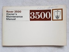 Rover 3500 manuale - rover,