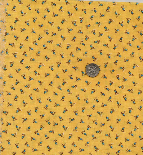Tessuto vintage giallo con