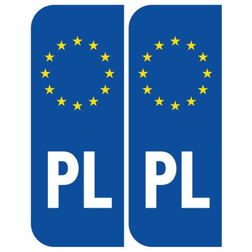 Polonia euro distintivo - polonia,