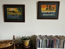 Coppia dipinti batik - dipinti,