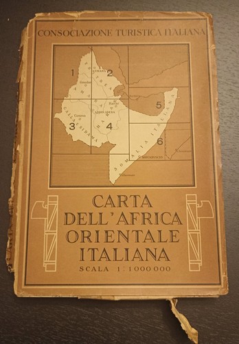 Carta dell africa orientale - carta, dell'africa