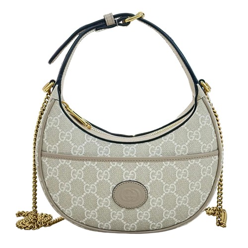 Gucci borsa spalla mezzaluna - a,