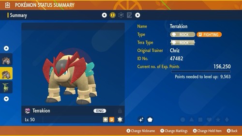 Shiny terrakion pokémon - shiny,