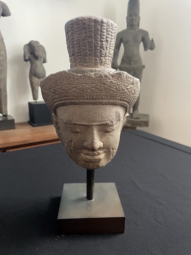 Testa vishnu khmer - di,