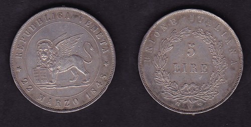 Lire 1848 governo - 1848,