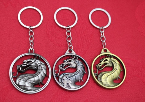Portachiavi drago argento