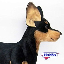 HANSA 3877 peluche Pinscher 43 PINCHER cane nuovo