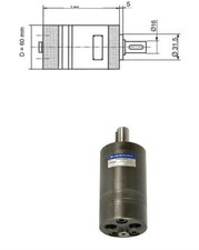 Motore idraulico, idromotore