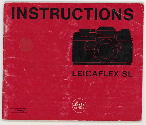 Leicaflex manuale - sl.,