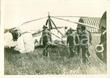 1930 PARIS ORLY Ministro Victor AndrÃ© LAURENT EYNAC con l'autogiro CERVIA *Fo