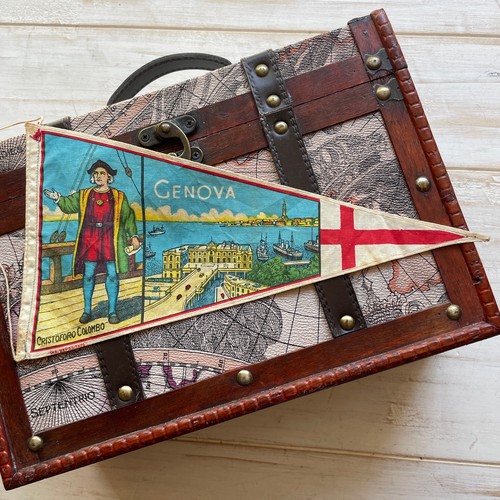 Vintage pennant genova genoa - vintage,