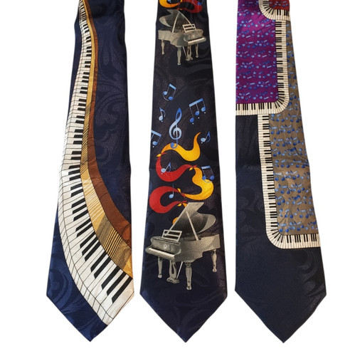 Cravatte musica pianoforte