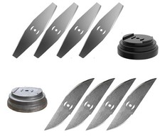 ZREBZYR Lama Tagliaerba, Lama in Metallo, Lama per decespugliatore, Lama di Rica