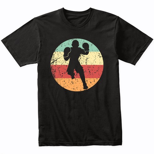 Boxer boxe silhouette shirt - boxer,