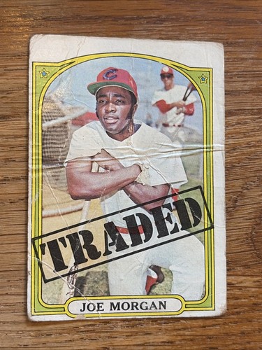 1972 topps 752 joe - joe, morgan