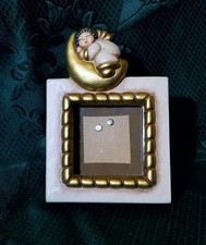 THUN ® 2012 PICCOLA CORNICE PORTAFOTO 15 x 11 BABY ANGIOLETTO CON LUNA NO BOX