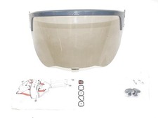 KIT VISIERA NAVA 8 FUME' BORDO ARGENTO PER CASCO D'EPOCA