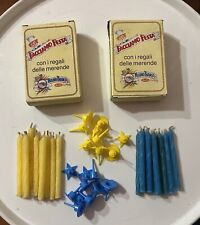 Due Set Candeline Compleanno Facciamo Festa del Mulino Bianco  - con Scatolina