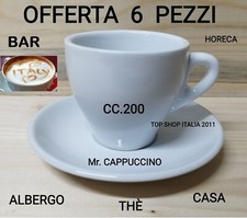 TAZZONE 6 PZ + PIATTO TAZZA