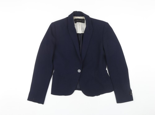 Blazer donna zara basic blu - zara, s