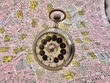 Systeme Roskopf Cartouche nere . Metallo . 1900 . OROLOGIO TASCA