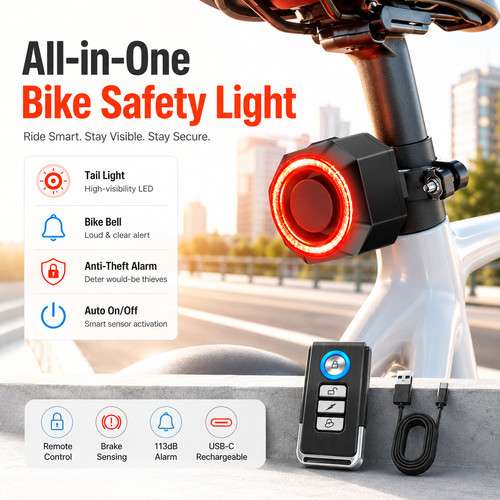 Luce freno coda smart bike - coda,