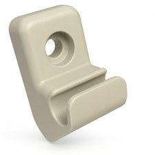 Supporto Pantina Gancio Fissaggio Aletta Parasole Per Fiat Grande Punto Beige