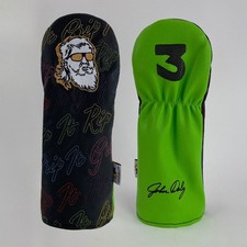 John Daly Black and Lime Green