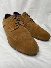 Scarpe Uomo Geox taglia 40 Pelle Scamosciata Stile Oxford