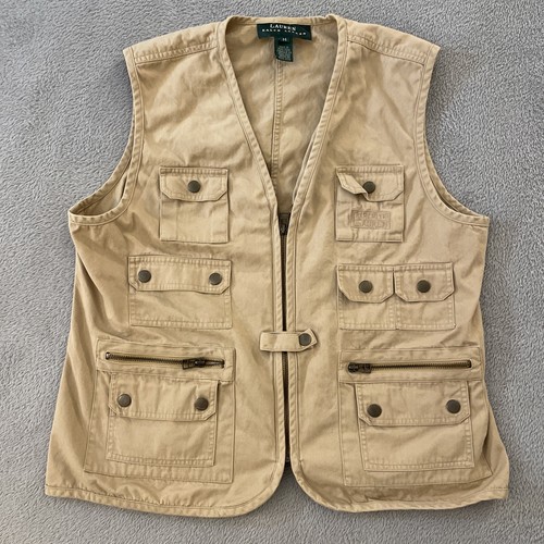 Gilet safari vintage lauren - safari,