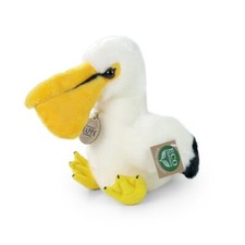 Peluche Pelikan bianco seduto