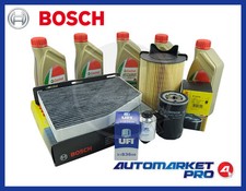 KIT FILTRI + OLIO TAGLIANDO LANDI RENZO BOSCH VW GOLF V 5 1.6 BIFUEL GPL 102 CV