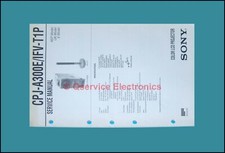 Sony CPJ-A300E Manuale di