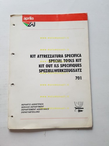 Aprilia catalogo attrezzatura