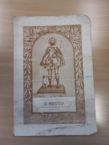 Immagine sacra san rocco - san,