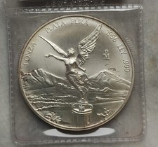  1996 Mexico 1 Ounce Silver