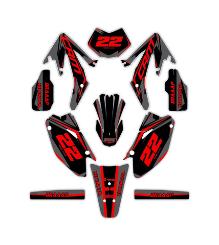 Kit adesivi grafiche - grafiche, hm