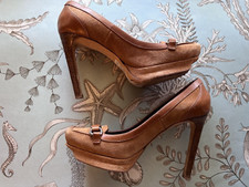 Celine plateau tacco pelle