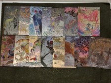 SET COMPLETO - MONSTERS - CARTE COMUNI HOLO PARALLEL - DARIO MOCCIA - PANINI