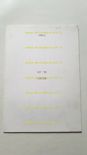 Yamaha fzr 750 kit 1989 - 750,