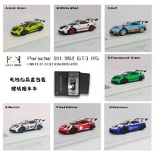 LMLF 1/64 Porsche 911 992 GT3 RS Diecast Toys Car Model Collection Gifts Limited