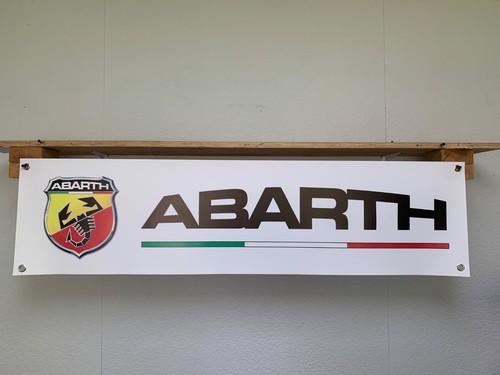 Abarth striscione auto - auto, fiat
