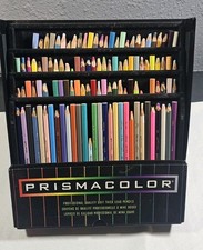 1999 PRISMACOLOR 117 di 120 matite colorate vintage Sanford Eagle Berol molte mai usate