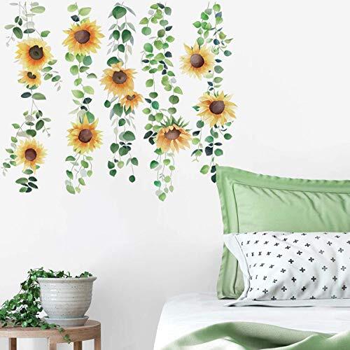 Runtoo adesivi murali girasole - adesivi,