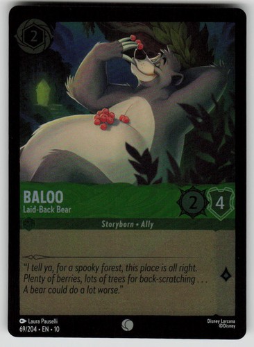 Baloo laid back - bear, cold