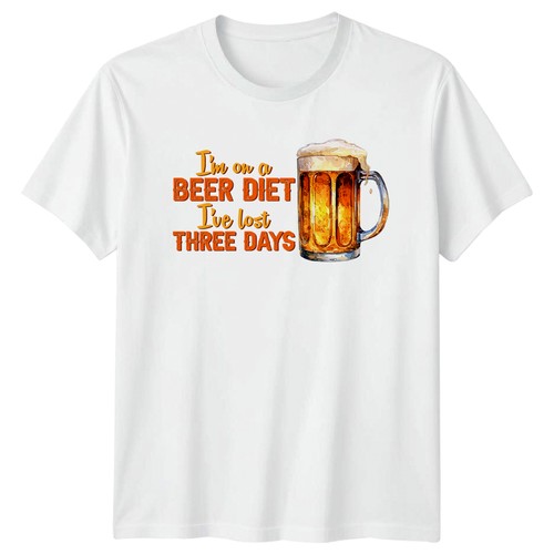 Maglietta beer dieta - on, a