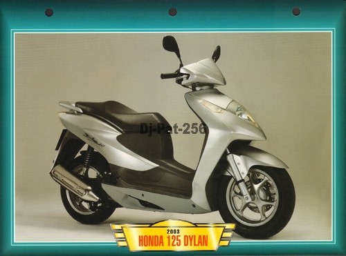 Fiche moto honda - fiche, 125