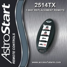 NUOVO AstroStart 2514-TX RS-614XR Telecomando 1 via TX60A J5F-TX60A