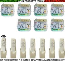 CENTRALINE RADIO PER 7 TAPPARELLE ELETTRICHE RADIOCOMANDO 6 CANALI E 6 UN CANALE